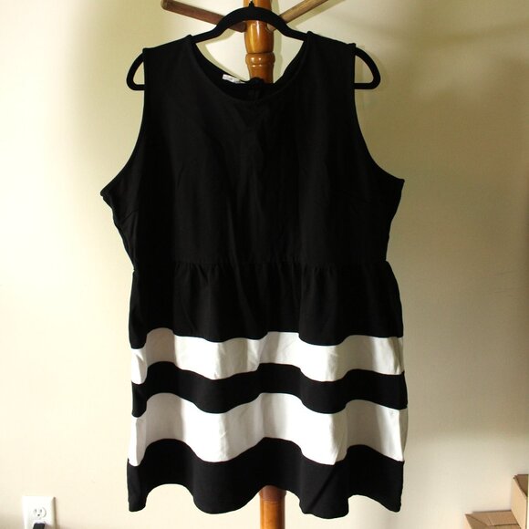 Maurice's Black and White Dress - Picture 1 of 2